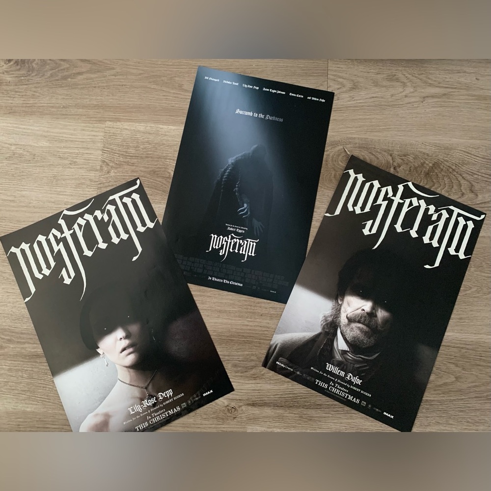Nosferatu Horror Movie Posters Set
